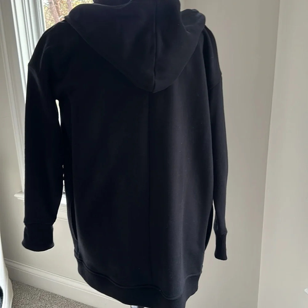 ATHLETA Fleece Hoody, Black, Size Small, Like New - Picture 6 of 8
